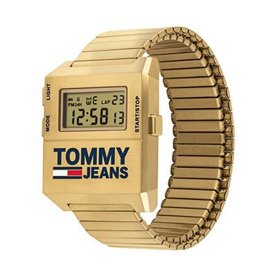 Tommy Jeans Men Beige Digital Watch TH1791670W