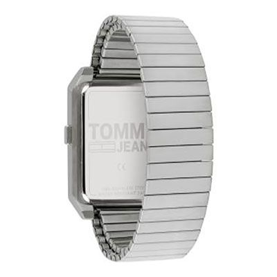 Tommy Jeans Men Silver-Toned Digital Watch TH1791669W