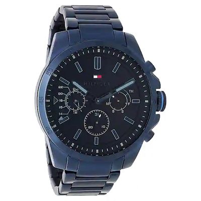 Blue Dial Analog Watch
