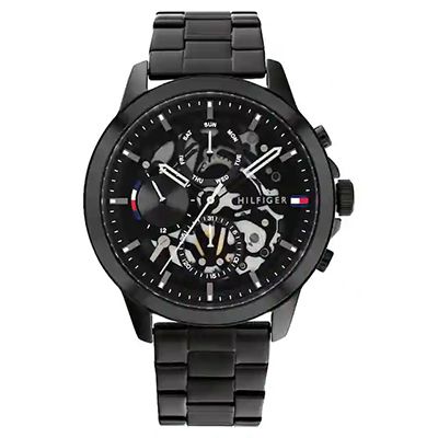Men Black Dial Analog Watch