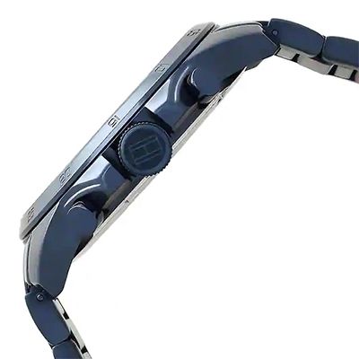 Blue Dial Analog Watch