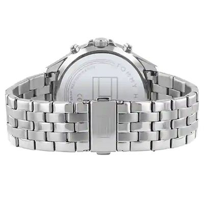 Grey Dial Silver Stainless Steel Strap Watch