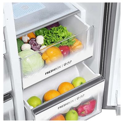 HRT-628PMGU1 628 Litres, Inverter Side By Side Refrigerator