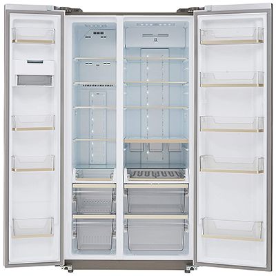 Whirlpool 20943 Wseries 603L Glass Finish Frost-Free Side by Side Refrigerator