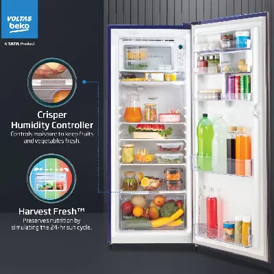 RDC220B 185 L 4 Star Direct Cool Single Door Refrigerator