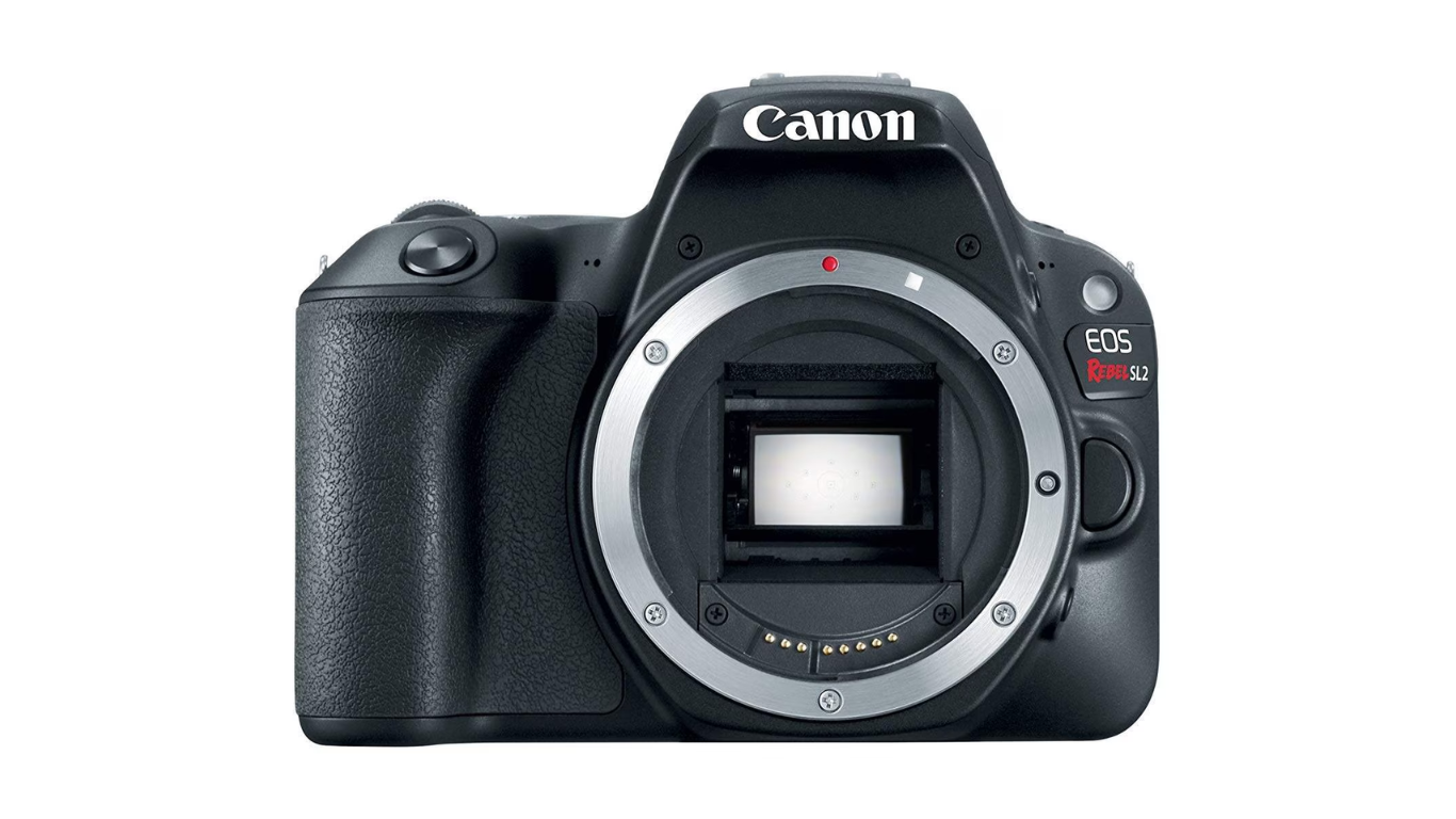 canon EOS 200D II 24.1MP DSLR Camera front.png