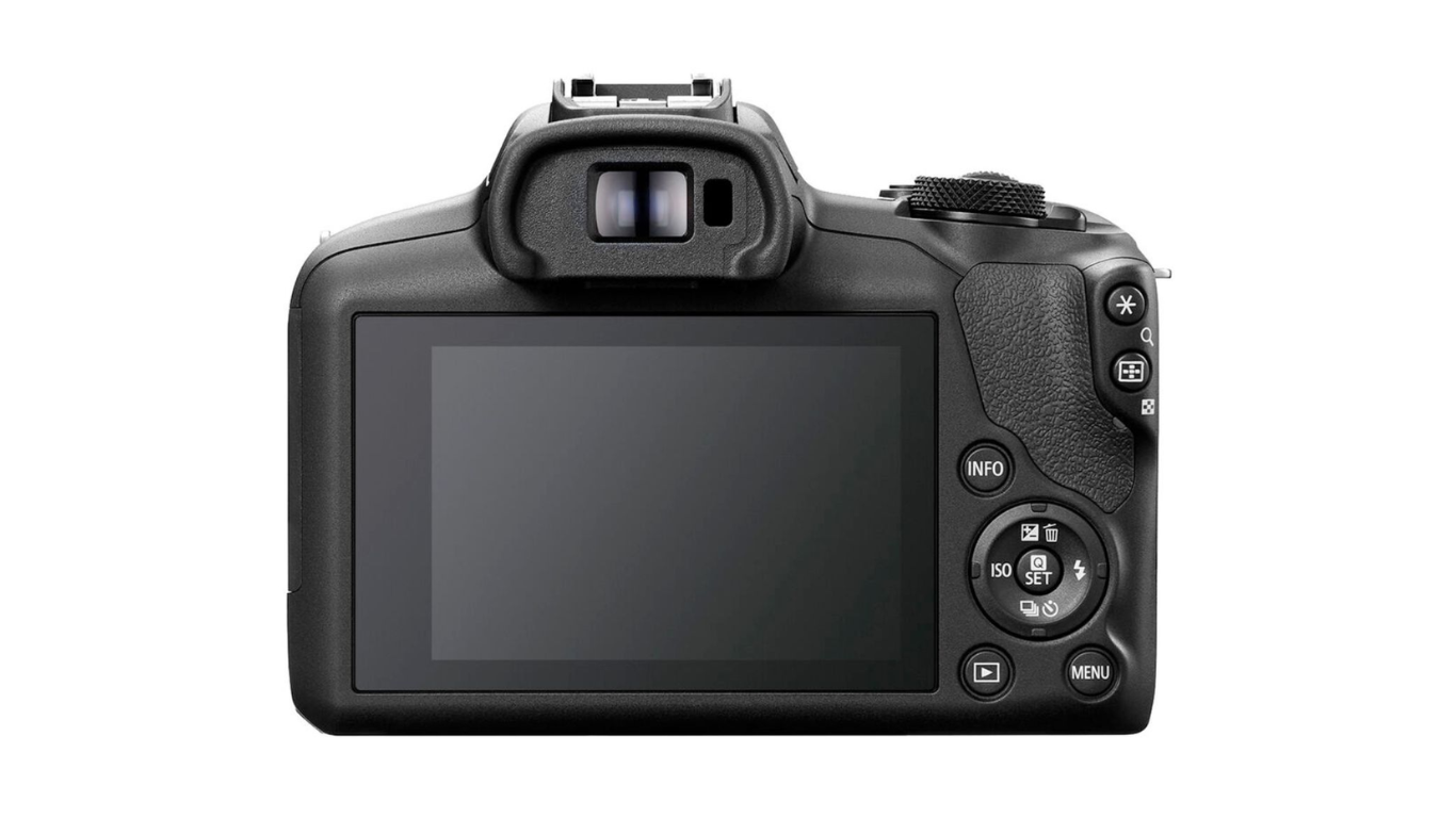 canon EOS R100 Mirrorless Camera back .png