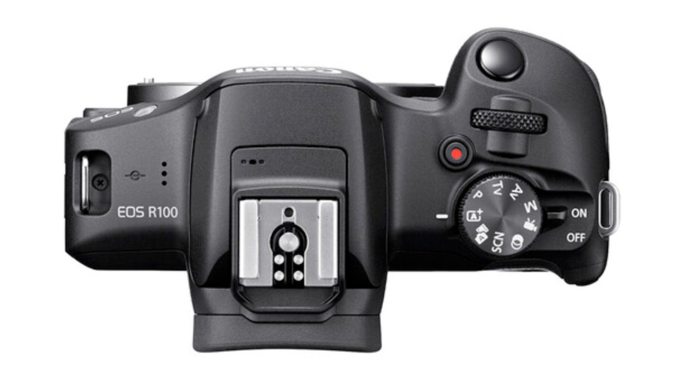 canon EOS R100 Mirrorless Camera top .png