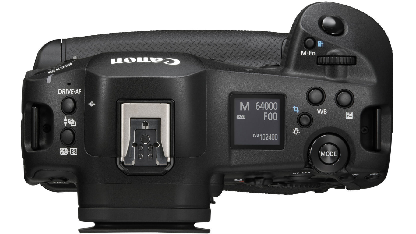 canon EOS R1 Full-Frame Mirrorless Camera top .png