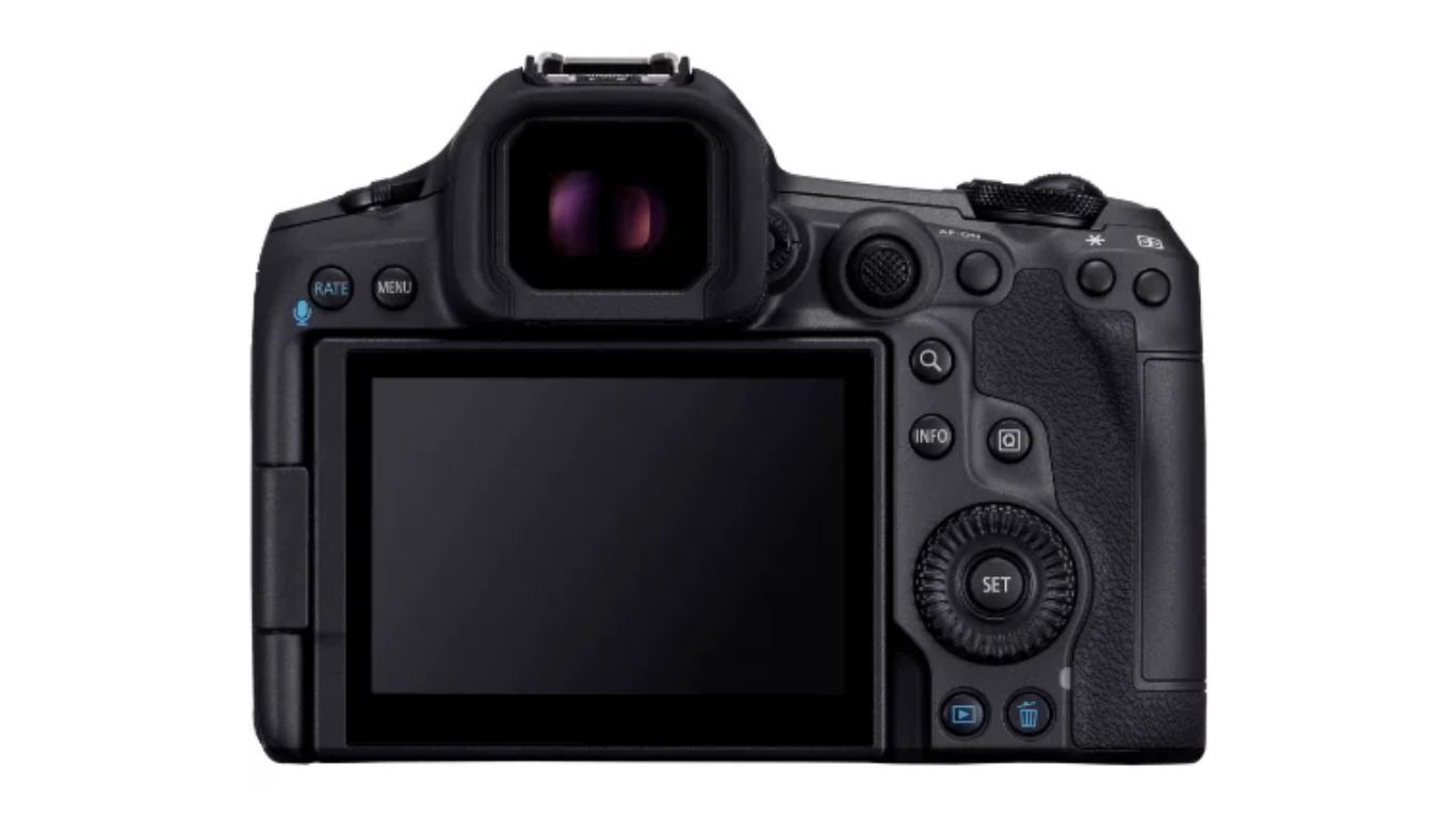 canon EOS R5 Mark Mirrorless Camera back.png