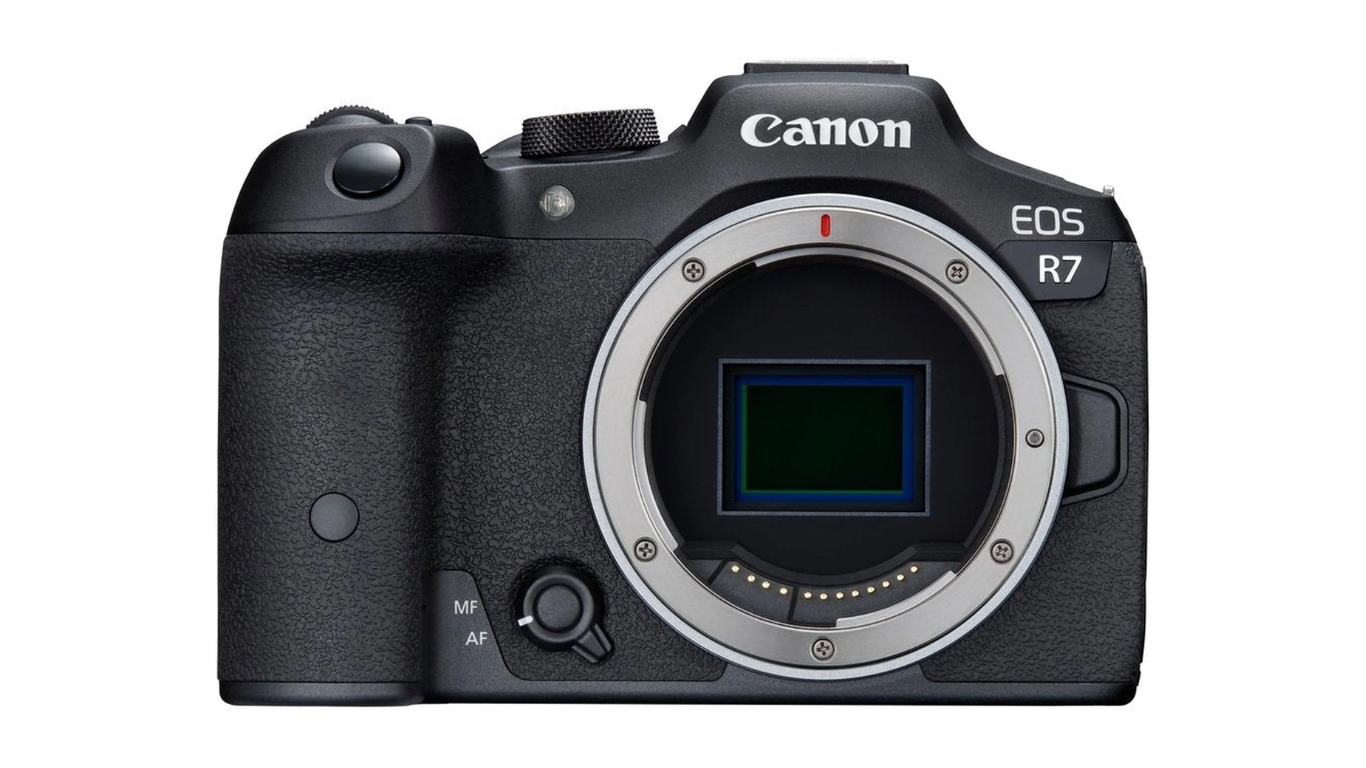canon EOS R7 Mirrorless Camera front .png