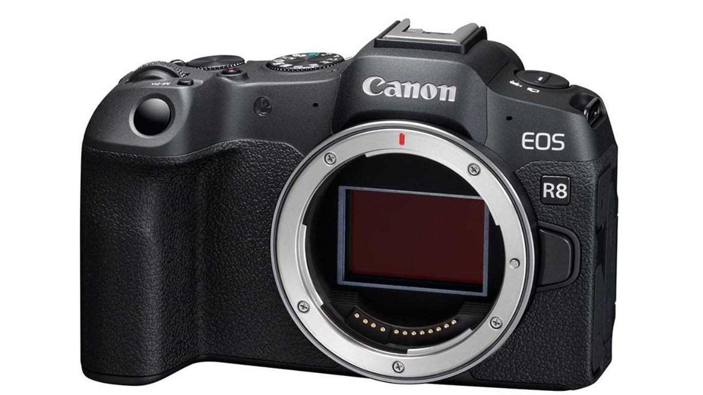 canon EOS R8 Mirrorless Camera front .png