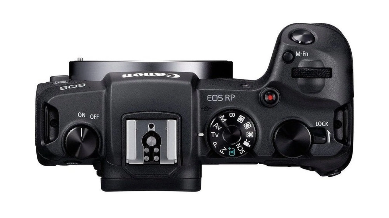 canon EOS RP Mirrorless Camera top.png