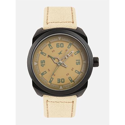 Men Beige Analogue Watch NK9463AL06_OR2