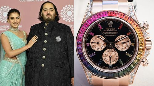 Anant Ambani Rolex Oyster Perpetual Cosmograph Daytona Rainbow Anant Ambani Rolex Oyster Perpetual Cosmograph Daytona Rainbow
