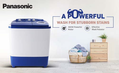 Panasonic 6.5Kg 5-Star Top Loading Washing Machine (NA-W65E5ARB) Panasonic 6.5Kg 5-Star Top Loading Washing Machine (NA-W65E5ARB)