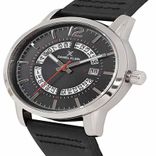 Men Black & Silver-Toned Analogue Watch DK11509-1