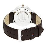 Men Blue Leather Analogue Watch TH1710354