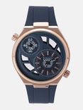 Men Navy Blue Analogue Watch C1129-03