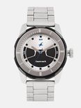 Men Silver-Toned Analogue Watch NG3039SM01C_OR2