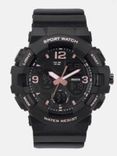 Men Black Analogue and Digital Multi Function Watch MFB-PN-OS-AD1711