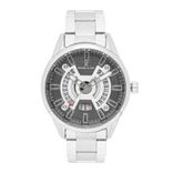 Premium Men Grey & Silver-Toned Analogue Watch DK11704-5