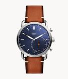 Men Brown & Blue Hybrid Smart Watch FTW1151