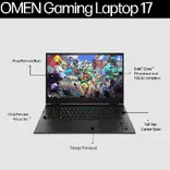 Omen 17-cm2027TX Gaming Laptop (13th Gen Core i7/ 16GB RAM/ 1TB SSD/ Win 11/ 8GB Graphics)
