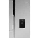 HRT-683WISU1 592L 3 Door Inox Steel SBS Refrigerator with Water Dispenser