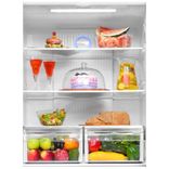 531 L, HRB-550KS (IN)-2 Graphite Black Finish French Door Bottom Mounted Frost-Free Refrigerator