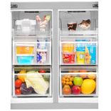 531 L, HRB-550KS (IN)-2 Graphite Black Finish French Door Bottom Mounted Frost-Free Refrigerator