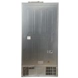 712 L, HRB-738BG Black Glass Finish Bottom Mounted French Door Refrigerator