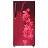 HRD-2101CRF-P 190 L, 1 Star, Red Fire Finish Direct Cool Single Door Refrigerator