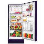 HRD-2105PMH-P 190 L, 5 Star, Marine Hilton Finish Direct Cool Single Door Refrigerator with Base Drawer