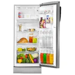HRD-2262PIS-N 205 L, 2 Star, Inox Steel Finish Direct Cool Single Door Refrigerator with Base Drawer