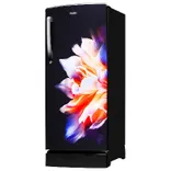 HRD-2263PKI-N 205 L, 3 Star, Black Iris  Finish Direct Cool Single Door Refrigerator with Base Drawer