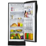 HRD-2263PKI-N 205 L, 3 Star, Black Iris  Finish Direct Cool Single Door Refrigerator with Base Drawer