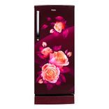 HRD-2263PRR-N 205 L, 3 Star, Red Rose Finish Direct Cool Single Door Refrigerator with Base Drawer