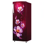 HRD-2743CRK-N 253L, 3 Star, Red Karen Finish Direct Cool Single Door Refrigerator