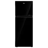 HRF-3782PKG-P 328L, 2 Star, Black Glass Finish Top Mount Frost Free Refrigerator