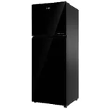 HRF-3782PKG-P 328L, 2 Star, Black Glass Finish Top Mount Frost Free Refrigerator