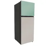 HRF-3783SGG-P Vogue Series 328L, Sage Green Glass Finish, Top Mount Frost Free Refrigerator