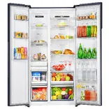 HRS-682GKU1 602L, Stabilizer Free Operation, WiFi Enabled, 2 Door Side by side Refrigerator