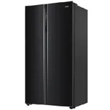 HRS-682KS 602 L, Black Steel Finish, 2 Door Side by side Refrigerator