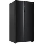 HRS-682KS 602 L, Black Steel Finish, 2 Door Side by side Refrigerator