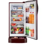 GL-D211HRWZ 201L 5 Star Single Door Refrigerator