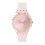 Unisex Rose Gold-Toned Swiss Made Analogue Watch SYXG101