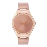 Unisex Rose Gold-Toned Swiss Made Analogue Watch SYXG101GG