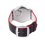 Unisex Silver-Toned Swiss Made Analogue Watch SS07S104