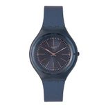 Unisex Navy Blue Swiss Made Analogue Watch SVUN109